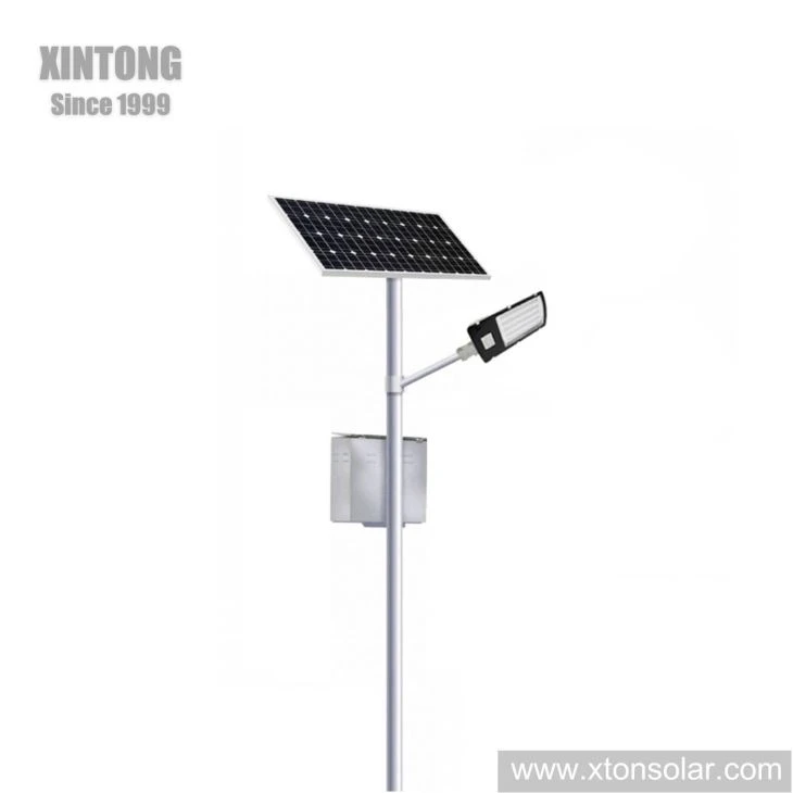 120W LED Solar Street Light With Lithium Battery Box