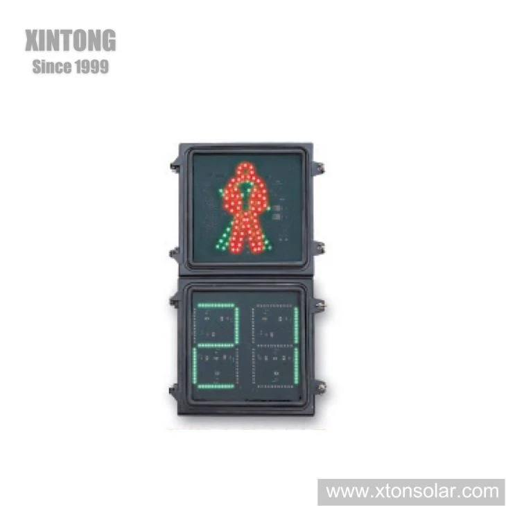 300mm Intelligent Pedestrian Bike Counter Traffic Light Control System