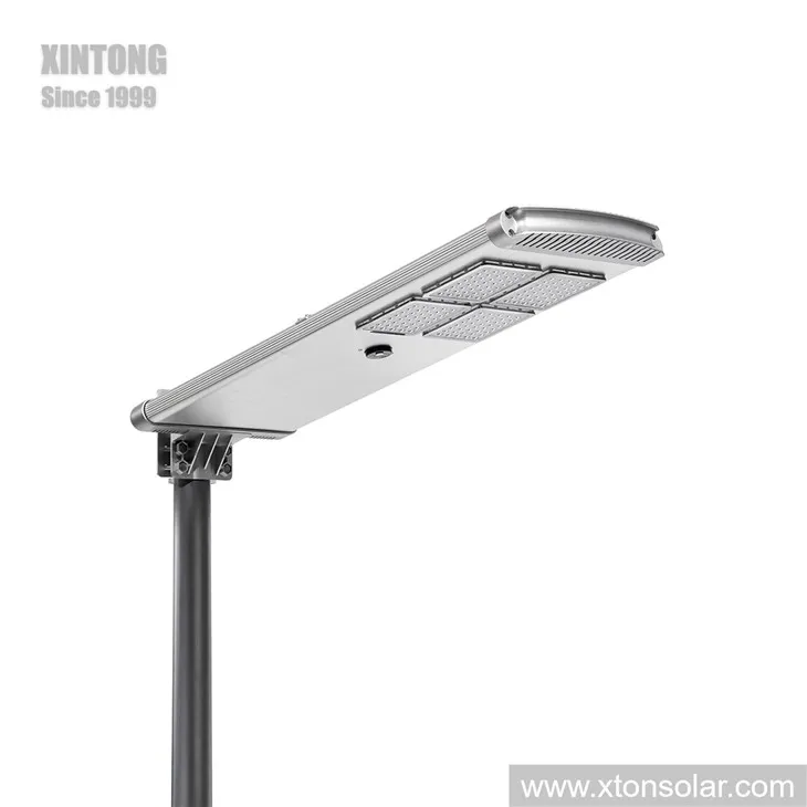 Halpahintainen integroitu ulkokäyttöinen LED aurinkokatulamppu 30W 40W 50W 60W liiketunnistimen valolla